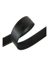 PINKO LOVE BERRY ceinture en cuir noir-or antique - Ceintures - 3