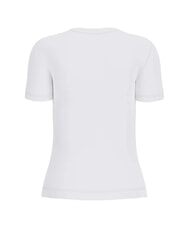 GUESS VN SS LIGHT BASIC T-shirt doux col V blanc pur - T-shirt - 5