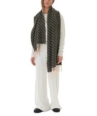 GUESS 4G LOGO &Eacute;charpe &agrave; franges NOIR - &Eacute;charpes - 2