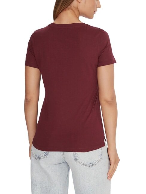 PEARLS LOVE TRIANGLE T-shirt avec imprim&eacute; et applications rouge noir - T-shirt