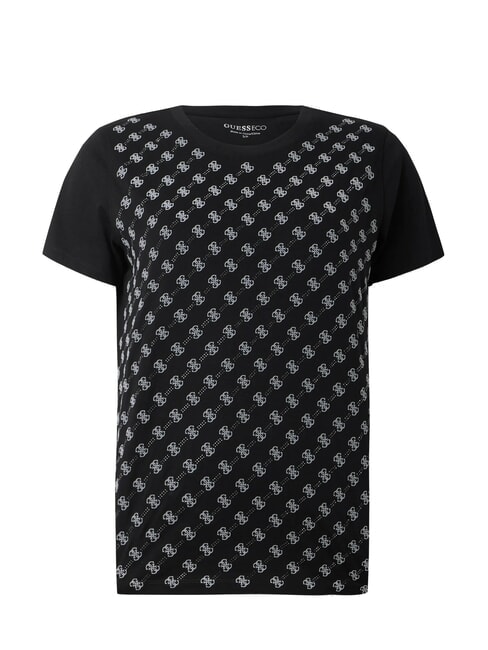 ALLOVER T-shirt en coton jetbla - T-shirt