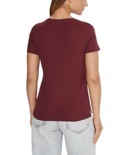 GUESS PEARLS LOVE TRIANGLE T-shirt avec imprim&eacute; et applications rouge noir - T-shirt - 2