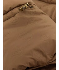 GUESS NEW DAISY Doudoune &agrave; capuche taupe d&eacute;lav&eacute; multi - Doudounes femme - 3