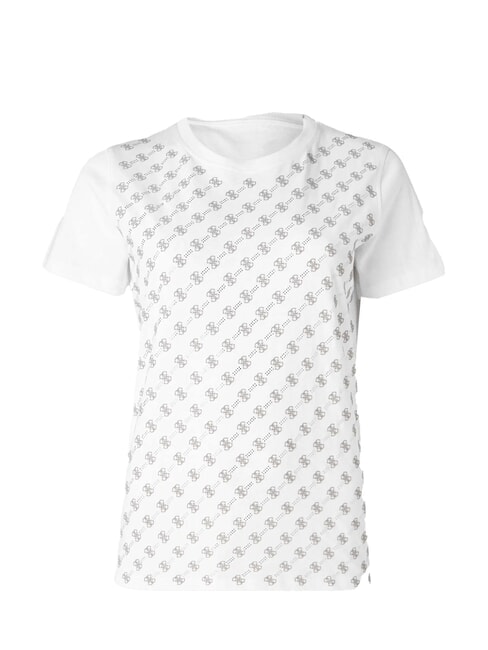 ALLOVER T-shirt en coton blanc pur - T-shirt