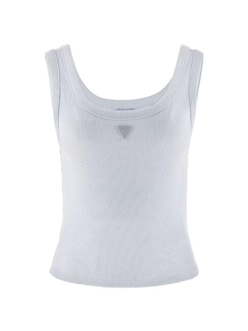 TRIANGLE PATCH d&eacute;bardeur blanc pur - T-shirt