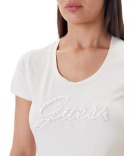 GUESS SCRIPT T-shirt &agrave; manches courtes pierre en sourdine - T-shirt - 3