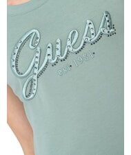 GUESS SCRIPT T-shirt &agrave; manches courtes S'estomper en jade - T-shirt - 3