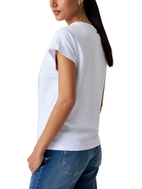 SHADED T-shirt en coton blanc pur - T-shirt