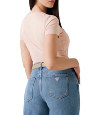 GUESS TRIANGLE FLOWERS T-shirt extensible avec imprim&eacute; - T-shirt