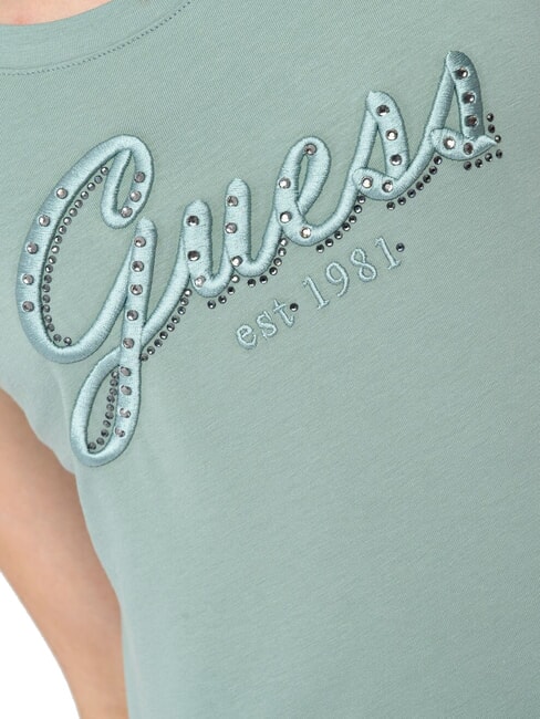 SCRIPT T-shirt &agrave; manches courtes S'estomper en jade - T-shirt