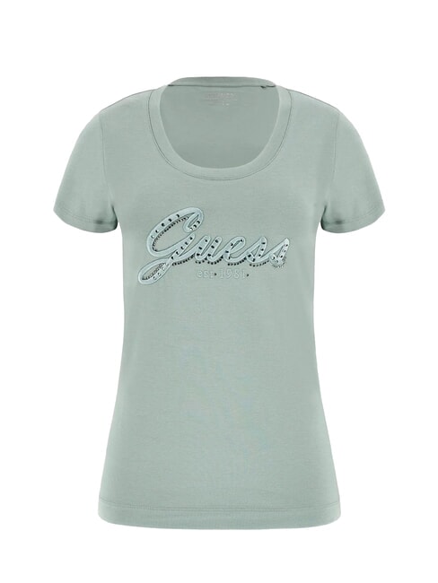 SCRIPT T-shirt &agrave; manches courtes S'estomper en jade - T-shirt