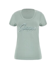 GUESS SCRIPT T-shirt &agrave; manches courtes S'estomper en jade - T-shirt - 4