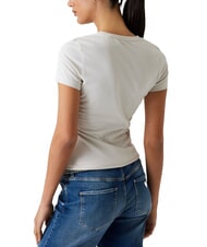 GUESS HOT FIX T-shirt en coton pierre en sourdine - T-shirt - 2