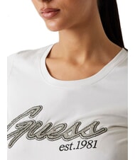 GUESS HOT FIX T-shirt en coton pierre en sourdine - T-shirt - 3