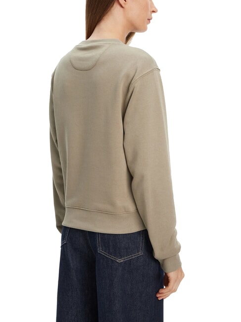 STUDDED LOVE Sweat-shirt ras du cou avec imprim&eacute; clout&eacute; feuille de sauge - Sweat-shirts pour femmes