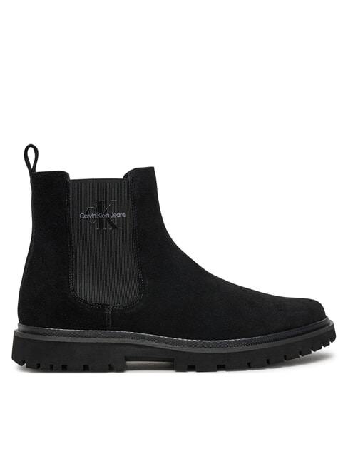 CK JEANS Bottines en daim triple noir - Chaussures Homme
