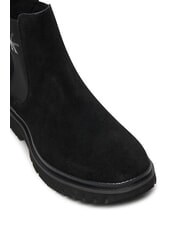 CALVIN KLEIN CK JEANS Bottines en daim triple noir - Chaussures Homme - 5