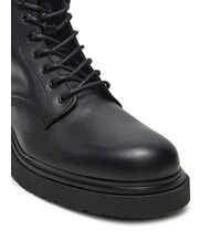 CALVIN KLEIN CK Bottines en cuir &agrave; lacets ck noir - Chaussures Homme - 3