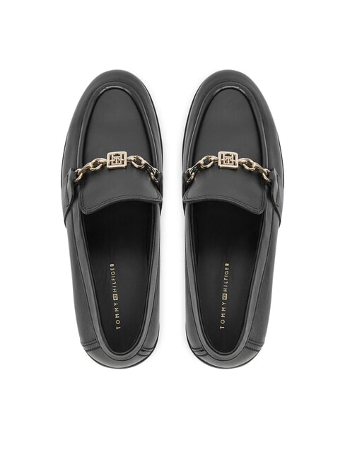 TH  Mocassins en cuir noir - Chaussures Femme