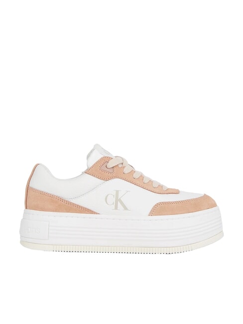 BOLD FLATF LOW LACE Baskets blanc - Chaussures Femme
