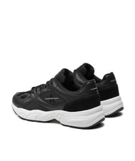 CALVIN KLEIN RETRO TENNIS MIX Baskets noir - Chaussures Femme - 6