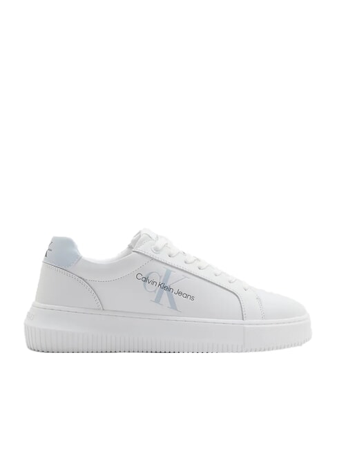 CK JEANS  Chunky Cupsole Baskets en cuir blanc - Chaussures Femme