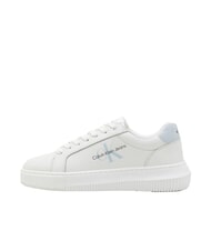 CALVIN KLEIN CK JEANS  Chunky Cupsole Baskets en cuir blanc - Chaussures Femme - 3