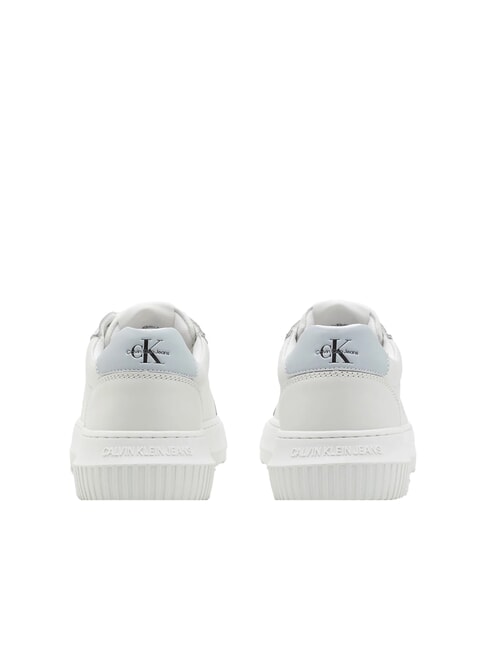 CK JEANS  Chunky Cupsole Baskets en cuir blanc - Chaussures Femme