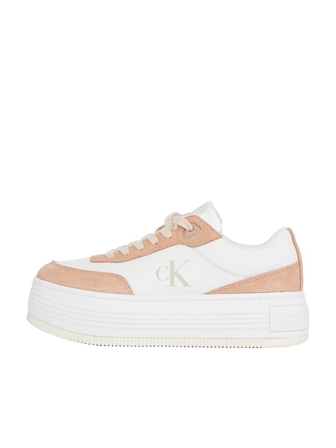 BOLD FLATF LOW LACE Baskets blanc - Chaussures Femme