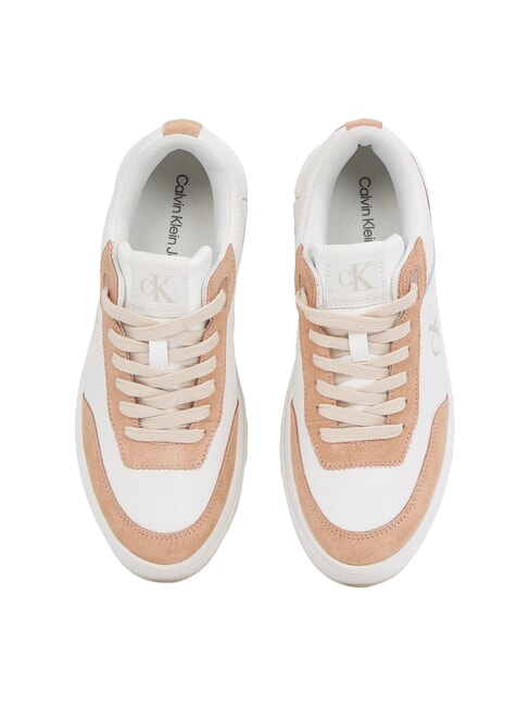 BOLD FLATF LOW LACE Baskets blanc - Chaussures Femme