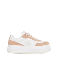 CALVIN KLEIN BOLD FLATF LOW LACE Baskets blanc - Chaussures Femme - 3
