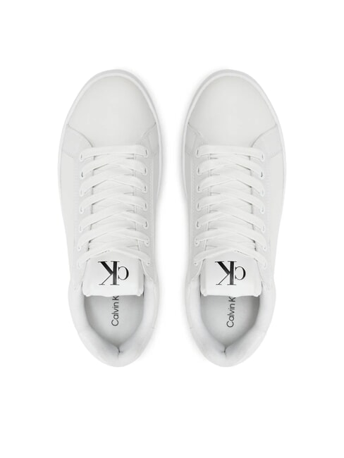 BOLD PLATF LOW Baskets en cuir blanc - Chaussures Femme