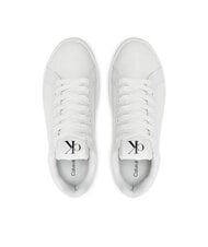 CALVIN KLEIN BOLD PLATF LOW Baskets en cuir blanc - Chaussures Femme - 4