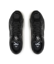 CALVIN KLEIN RETRO TENNIS MIX Baskets noir - Chaussures Femme - 5