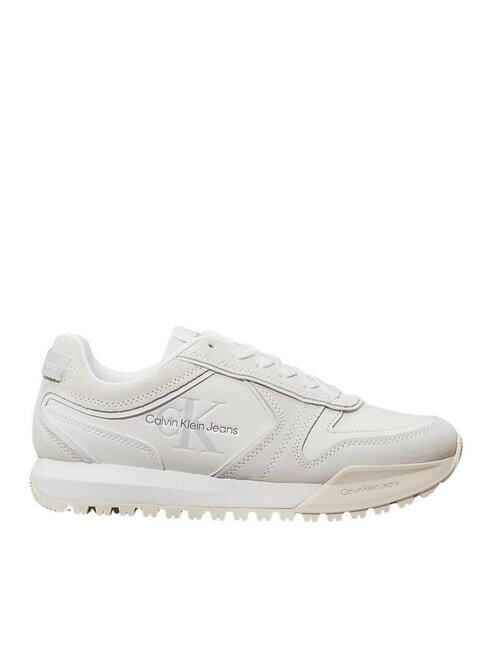 TOOTHY RUNNER Baskets en cuir blanc - Chaussures Femme