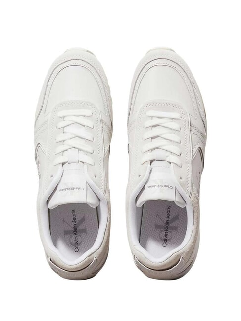 TOOTHY RUNNER Baskets en cuir blanc - Chaussures Femme