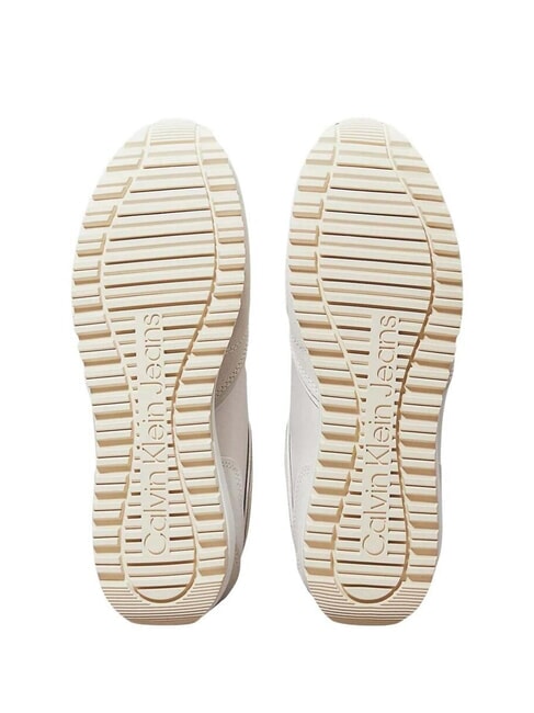 TOOTHY RUNNER Baskets en cuir blanc - Chaussures Femme