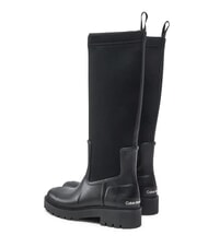 CALVIN KLEIN HIGH RAINBOOT bottes hautes en n&eacute;opr&egrave;ne noir - Chaussures Femme - 5