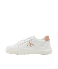 CALVIN KLEIN CK JEANS  Chunky Cupsole Baskets en cuir blanc - Chaussures Femme - 2