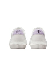 CALVIN KLEIN CK JEANS  Chunky Cupsole Baskets en cuir blanc - Chaussures Femme - 5