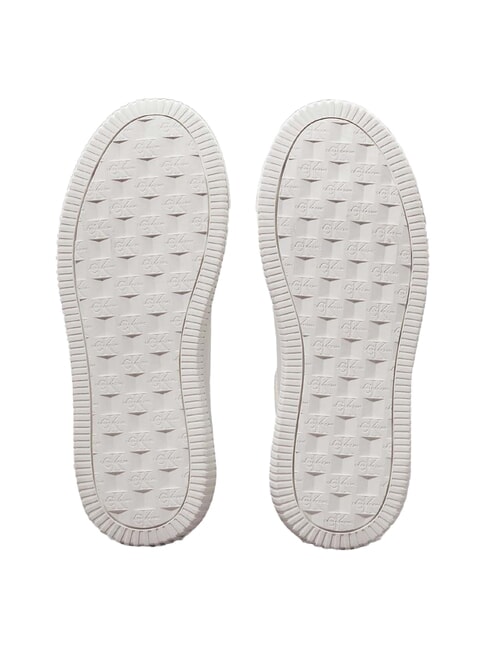 CK JEANS  Chunky Cupsole Baskets en cuir blanc - Chaussures Femme