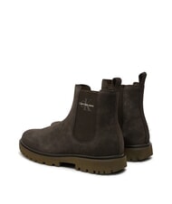 CALVIN KLEIN CK JEANS Bottines en daim brun - Chaussures Homme - 5