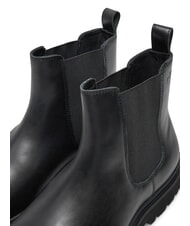 CALVIN KLEIN CK JEANS Bottines Chelsea en cuir noir - Chaussures Homme - 4