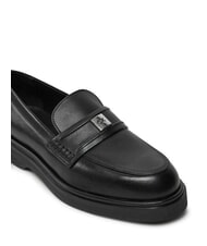 CALVIN KLEIN LOAFER W/HW LTH mocassin en cuir noir - Chaussures Femme - 3
