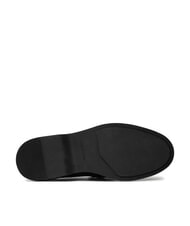 CALVIN KLEIN LOAFER W/HW LTH mocassin en cuir noir - Chaussures Femme - 6