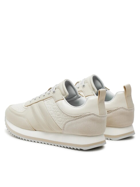 RUNNER LACE UP SAFF Baskets en cuir gris - Chaussures Femme