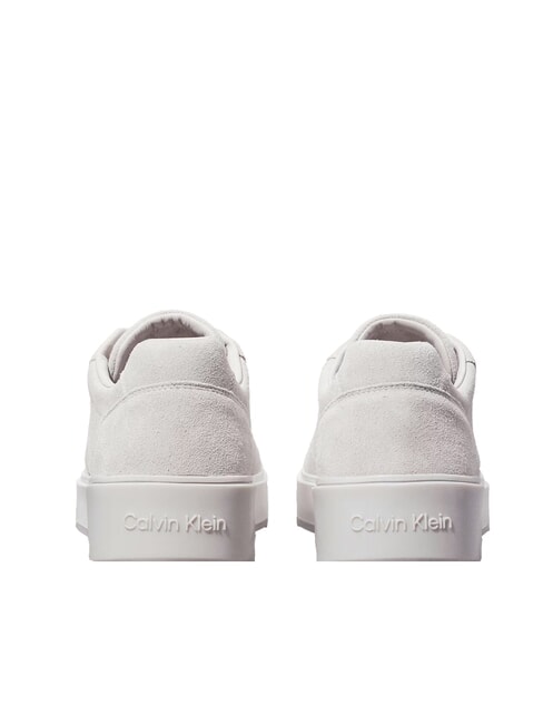 CK Baskets en cuir su&eacute;d&eacute; gris - Chaussures Homme