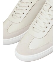 CALVIN KLEIN LP CUPSOLE LACE UP Baskets en cuir brun - Chaussures Femme - 4