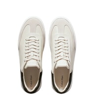 CALVIN KLEIN LP CUPSOLE LACE UP Baskets en cuir brun - Chaussures Femme - 5