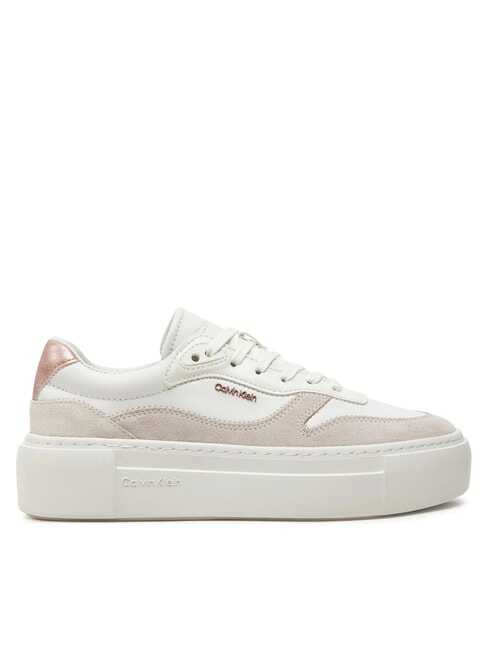FF CUPSOLE LACE UP Baskets en cuir blanc - Chaussures Femme